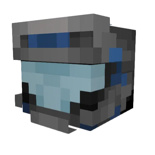 Abvoltbolt Minecraft avatar head, 3D render
