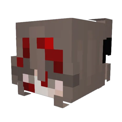 Abygrrl189 Minecraft avatar head, 3D render