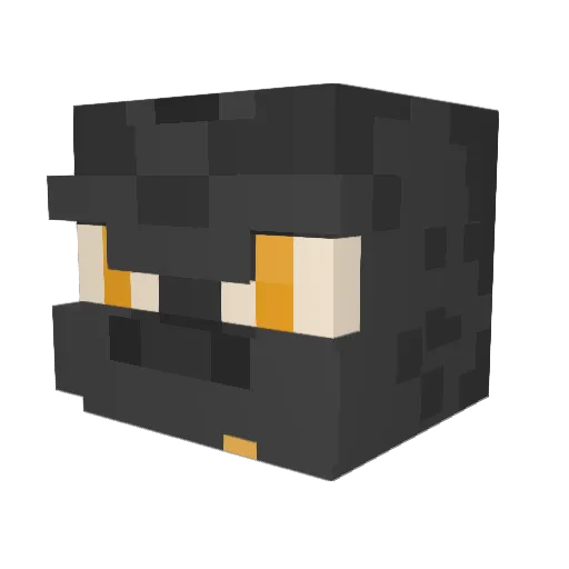 AbysalDragon Minecraft avatar head, 3D render