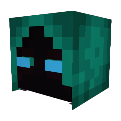 AbysmalBean Minecraft avatar head, 3D render