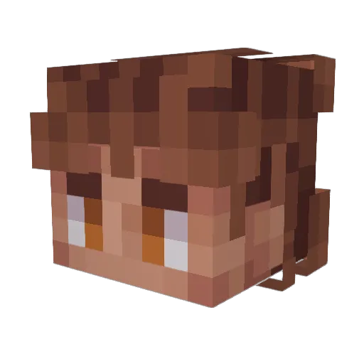 AbysmalSolace Minecraft avatar head, 3D render