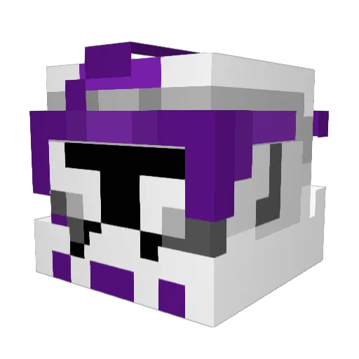 AbysmalSpecter Minecraft avatar head, 3D render