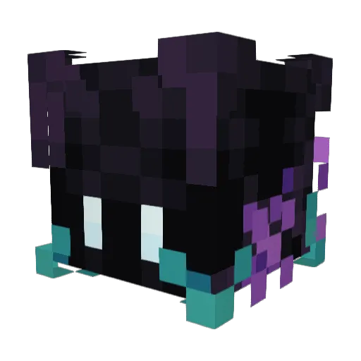 Abysora Minecraft avatar head, 3D render