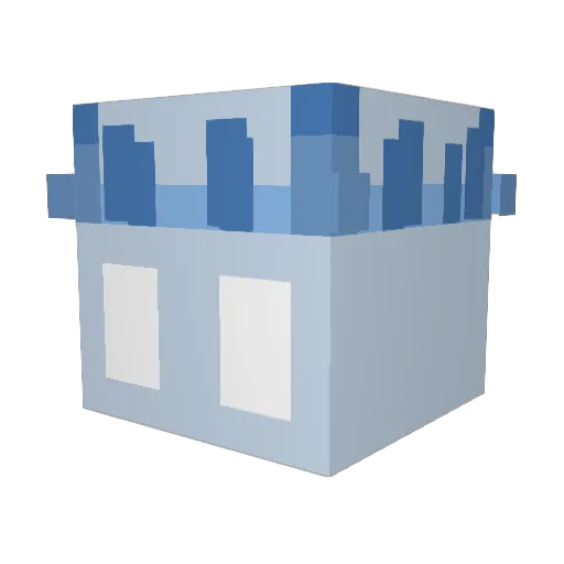 AbyssLive Minecraft avatar head, 3D render