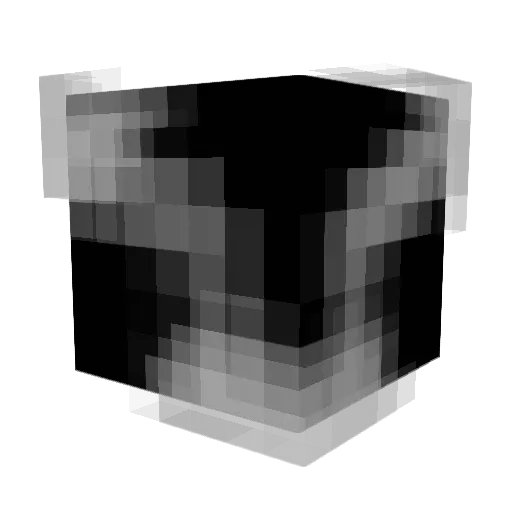 AbyssOfBirds Minecraft avatar head, 3D render