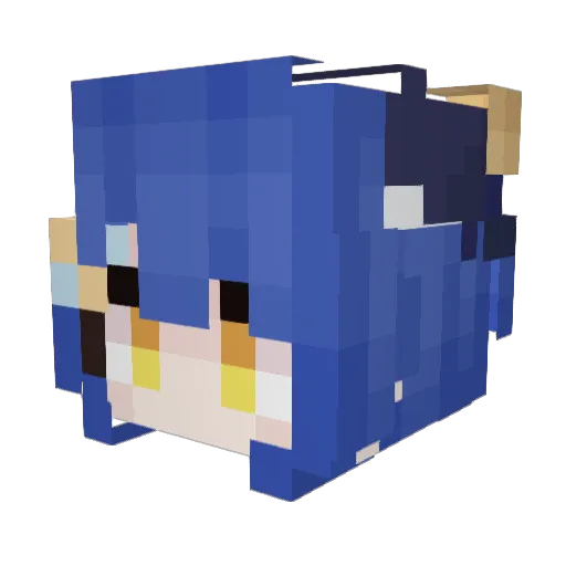 AbyssP1xy_ Minecraft avatar head, 3D render