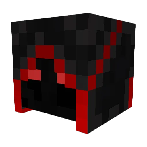 AbyssStar Minecraft avatar head, 3D render