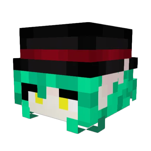 Abyss_Ly Minecraft avatar head, 3D render