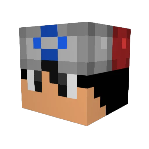 Abyss_xxx9 Minecraft avatar head, 3D render