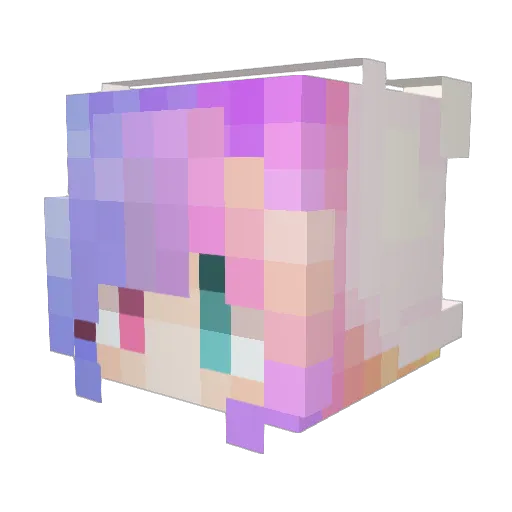 AbyssalEnchanter Minecraft avatar head, 3D render