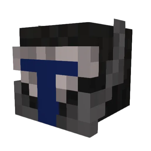 Abyssal_Assassin Minecraft avatar head, 3D render