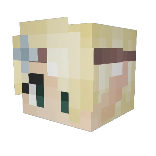 Abyssal_Dancer Minecraft avatar head, 3D render