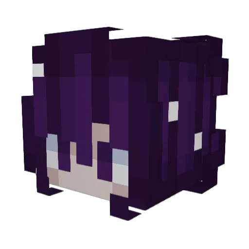 Abyssal_Princess Minecraft avatar head, 3D render