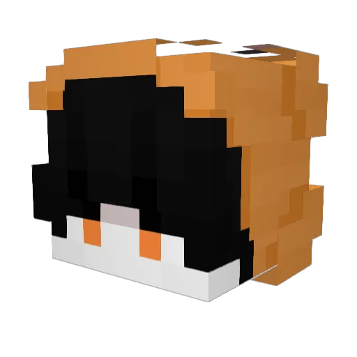 Abyssyn Minecraft avatar head, 3D render