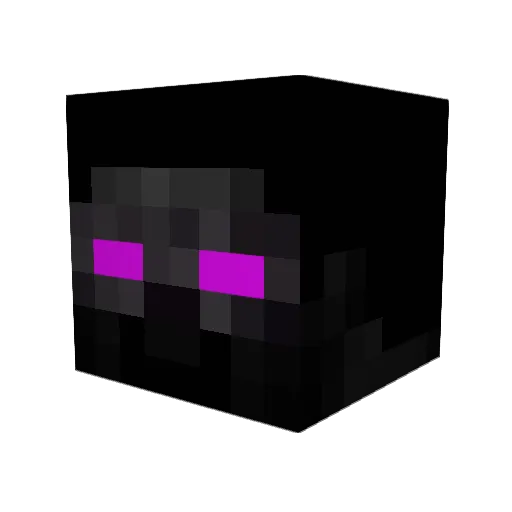 Abyys Minecraft avatar head, 3D render