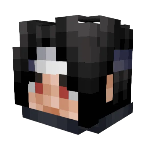 Abzy28 Minecraft avatar head, 3D render