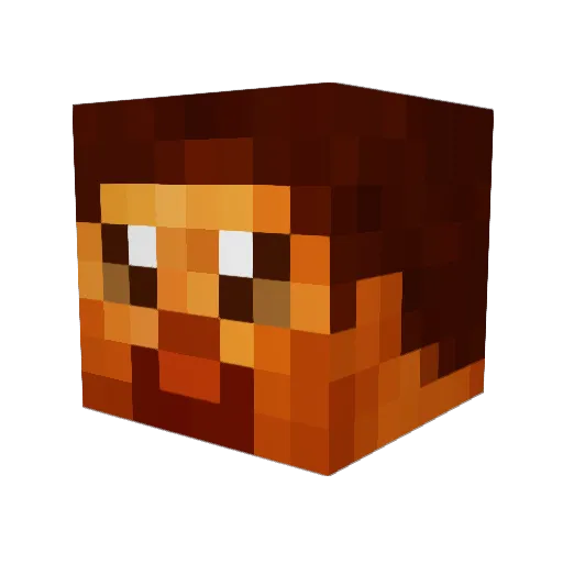 AbzyaAlt14 Minecraft avatar head, 3D render