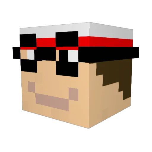 AbzyaAlt19 Minecraft avatar head, 3D render