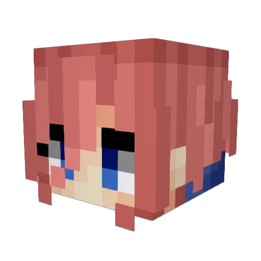 Ac1dddddddddddd Minecraft avatar head, 3D render