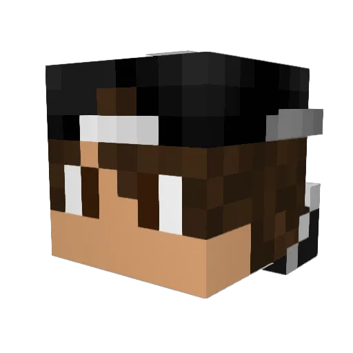 AcE1986 Minecraft avatar head, 3D render