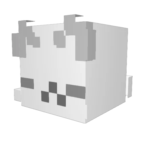 AcK288 Minecraft avatar head, 3D render
