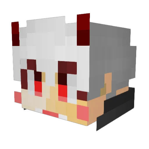 Ac_sol Minecraft avatar head, 3D render