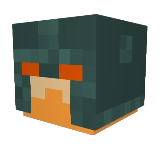 Acabboy99 Minecraft avatar head, 3D render