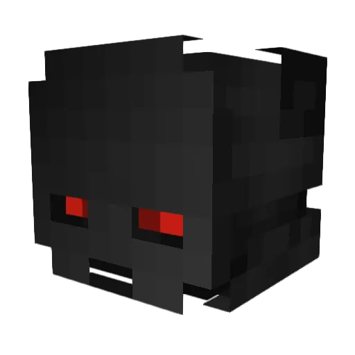 Academegg Minecraft avatar head, 3D render