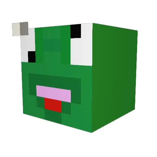 AcashMoney24 Minecraft avatar head, 3D render