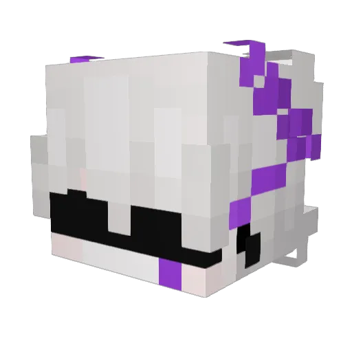 Acc__ Minecraft avatar head, 3D render