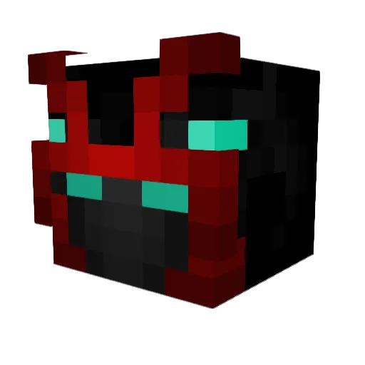 Accademy Minecraft avatar head, 3D render
