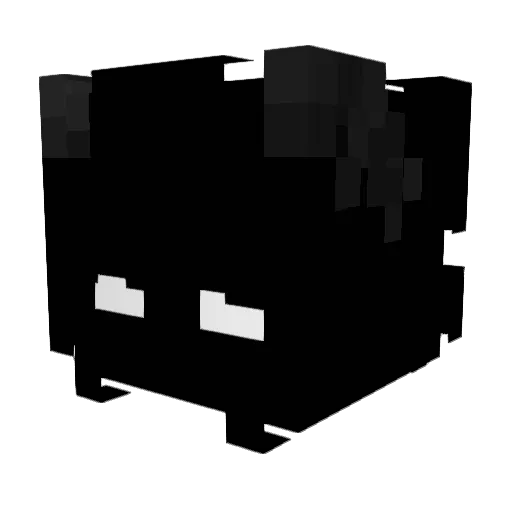 Acce97 Minecraft avatar head, 3D render