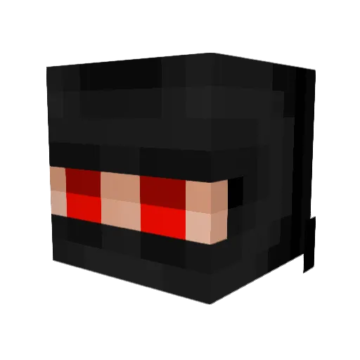 AccelereitoR Minecraft avatar head, 3D render
