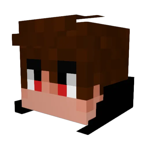 Accessoires Minecraft avatar head, 3D render