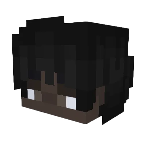 AccidentalTAY Minecraft avatar head, 3D render