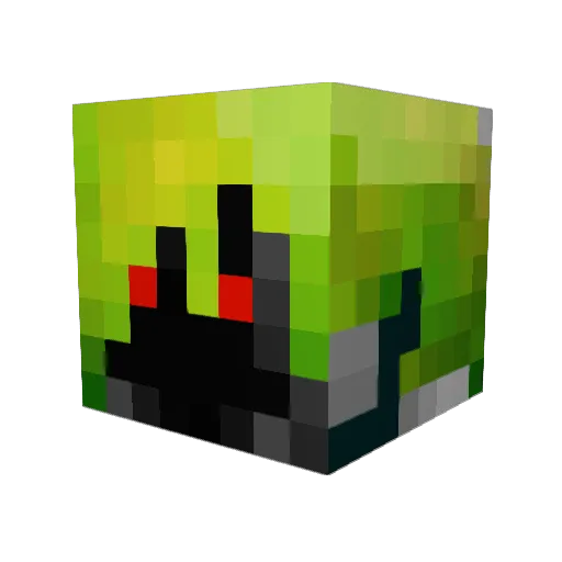 Acclamator444 Minecraft avatar head, 3D render