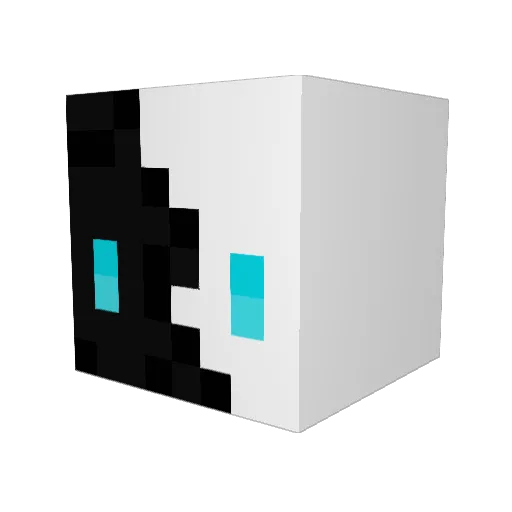 AccusedBlade Minecraft avatar head, 3D render