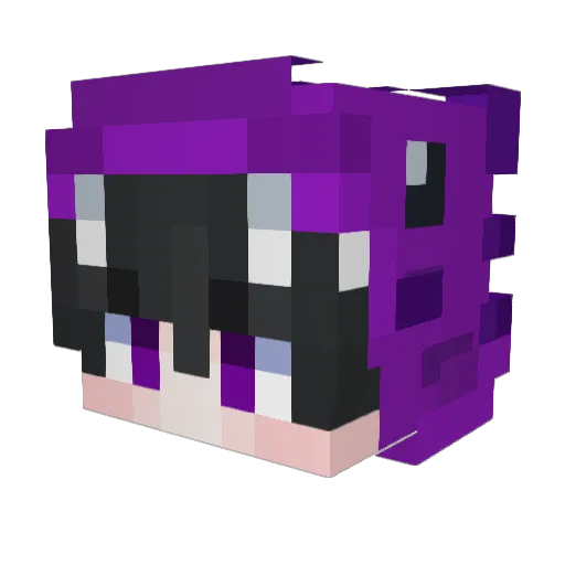 Ace01010 Minecraft avatar head, 3D render