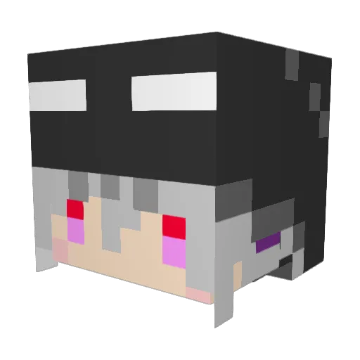 Ace0210 Minecraft avatar head, 3D render