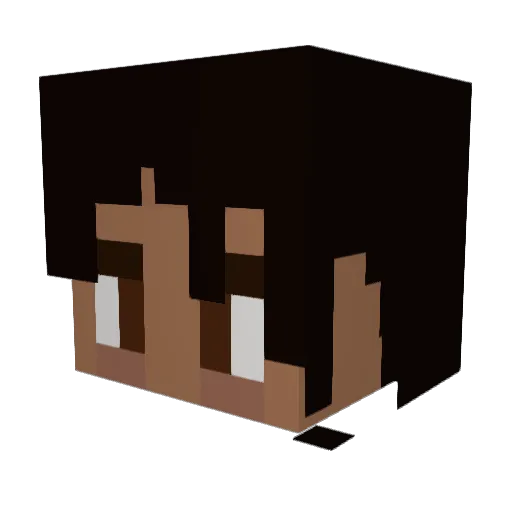 Ace0305 Minecraft avatar head, 3D render