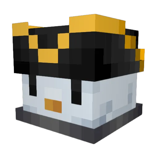 Ace1116 Minecraft avatar head, 3D render