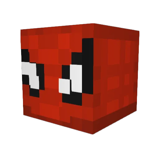 Ace7526 Minecraft avatar head, 3D render