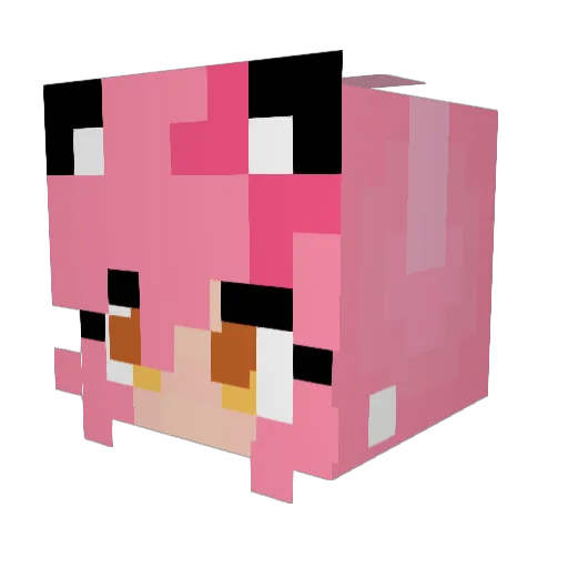 AceAbsol666 Minecraft avatar head, 3D render