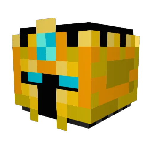 AceAlpha19 Minecraft avatar head, 3D render
