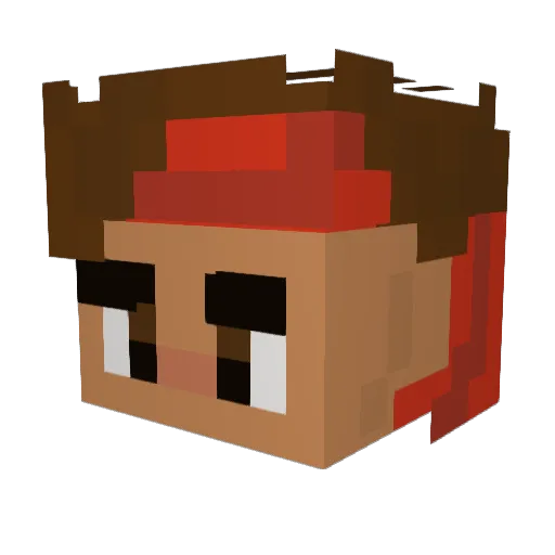 AceAntelope9152 Minecraft avatar head, 3D render