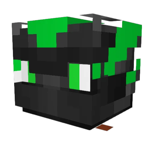 AceAntony Minecraft avatar head, 3D render