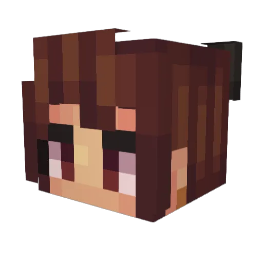 AceBeth102 Minecraft avatar head, 3D render