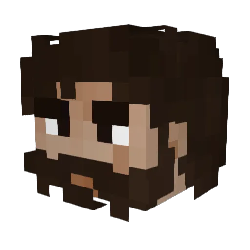 AceBoiii Minecraft avatar head, 3D render