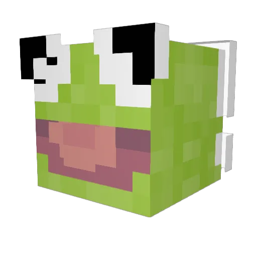AceCalik Minecraft avatar head, 3D render