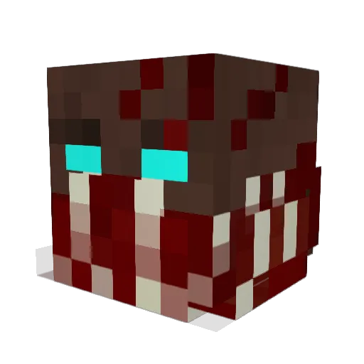 AceDave_ Minecraft avatar head, 3D render